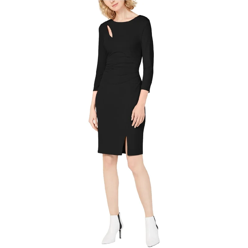 ladies-bodycon-dress-summer-sizzle-I-N-C Womens 3/4 Sleeve Bodycon Dress