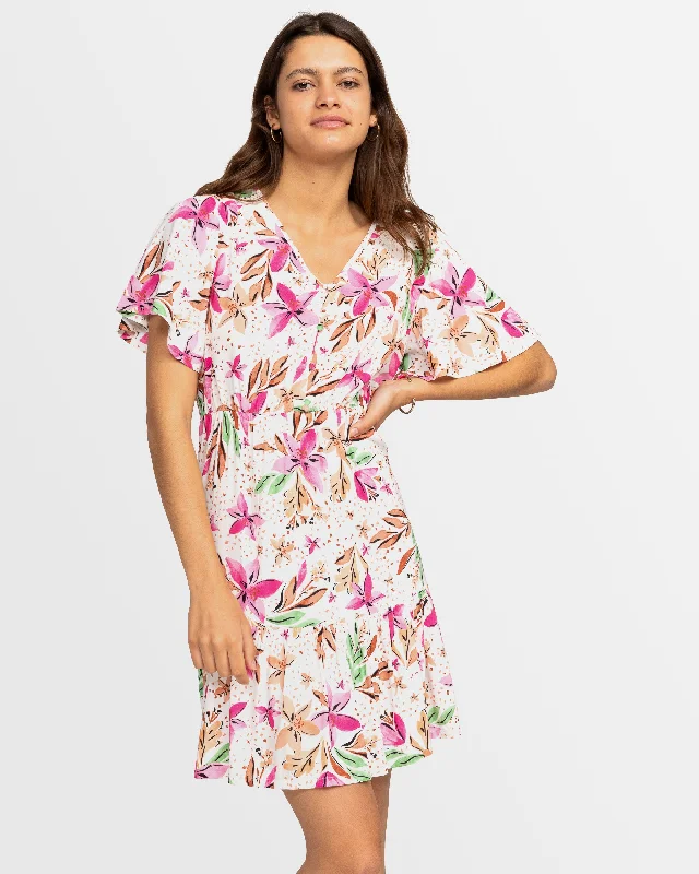 Women's midi dress bloom pop -Womens Sea Symphony Midi Dress