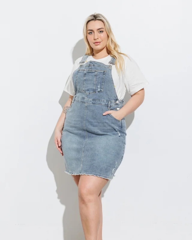 ladies-mini-dress-tall-tide-Denim Overall Mini Dress | DENIM