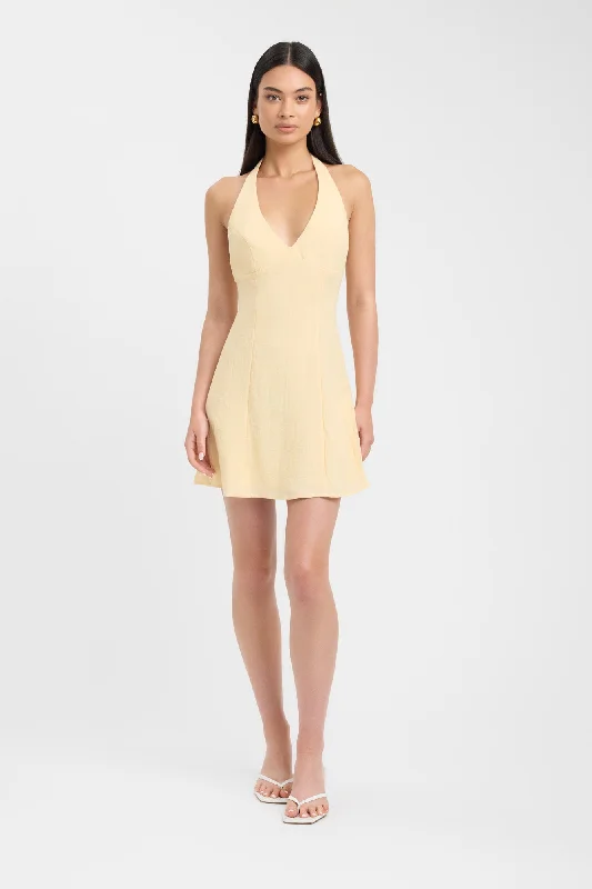 ladies-mini-dress-glam-glow-Hayman Halter Mini Dress