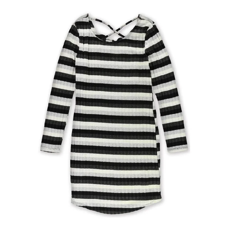 ladies-bodycon-dress-coffee-cute-No Comment Womens Striped Bodycon Dress