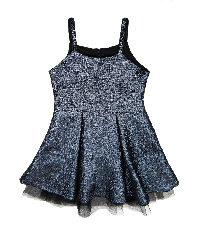 Women's party dress core pop -Zoe Ltd. Girls Henley Slate Party Dress