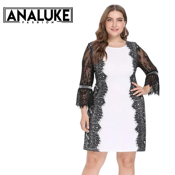 Women's party dress desk pop -Plus Size Women Party Dress