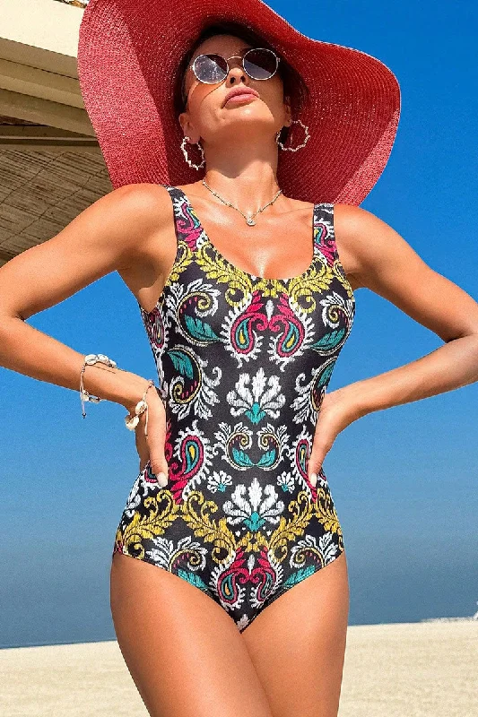 ladies-bodycon-dress-day-to-dazzle-Paisley Rocking Bodycon One Piece Swimwear