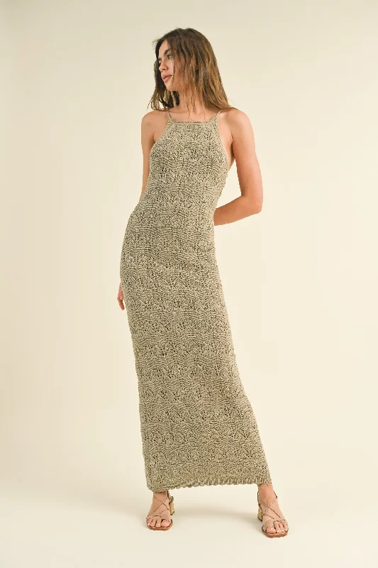 ladies-maxi-dress-salmon-sweep-Taupe Crochet Knit Back Cutout Maxi Dress