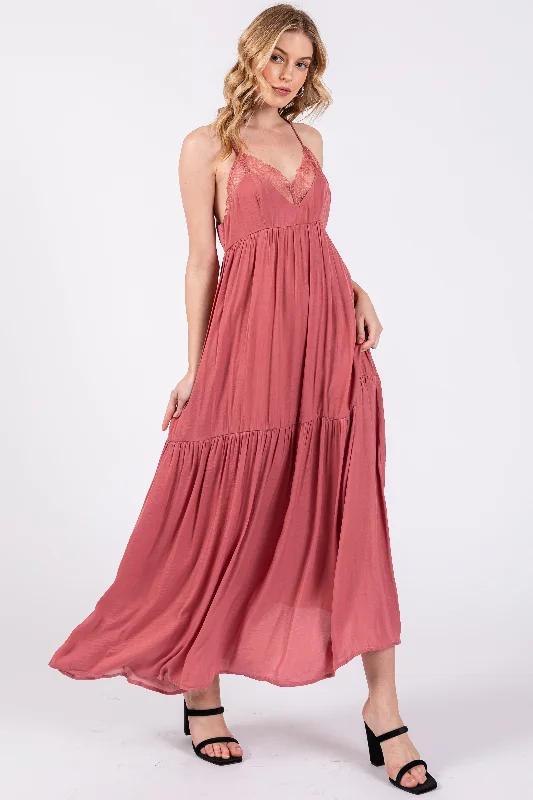 ladies-maxi-dress-sky-silk-Mauve Sleeveless Lace Tiered Maxi Dress